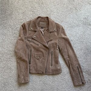 Blank NYC Brown Suede Leather Jacket